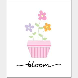 Flower Pot Bloom Posters and Art